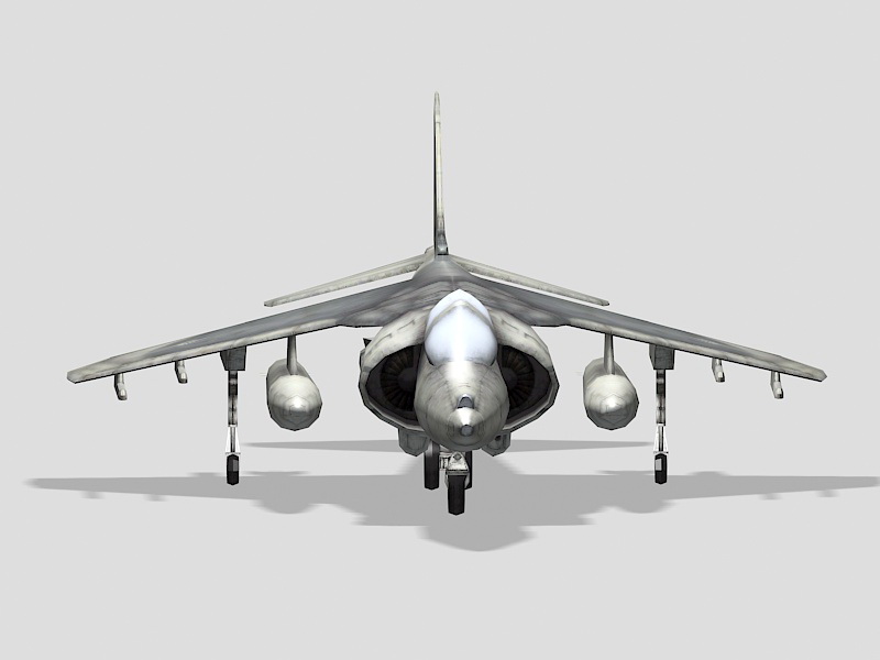 AV-8B Harrier II 3d rendering