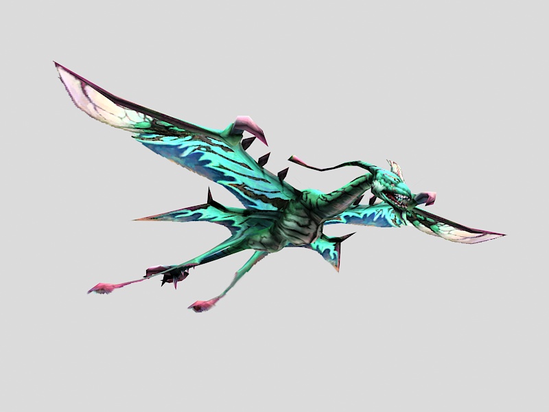 Avatar 2 Dragon 3d rendering