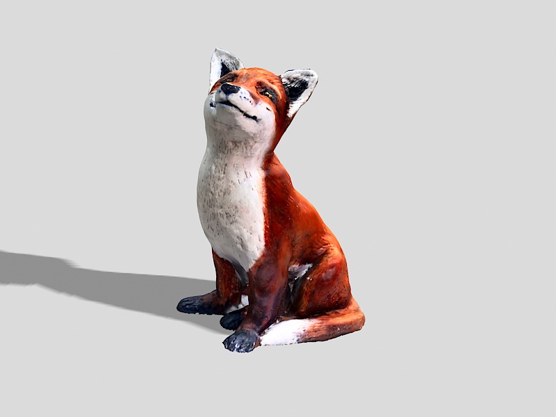 Reynard the Fox 3d rendering