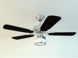 Ceiling Fan with Light 3d preview
