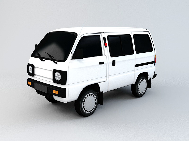 Suzuki Carry Van 3d rendering