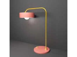 Pink Desk Lamp 3d preview
