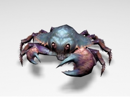 Scary Crab 3d preview