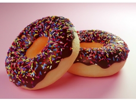 Chocolate Donuts 3d preview