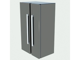 Black Refrigerator 3d preview