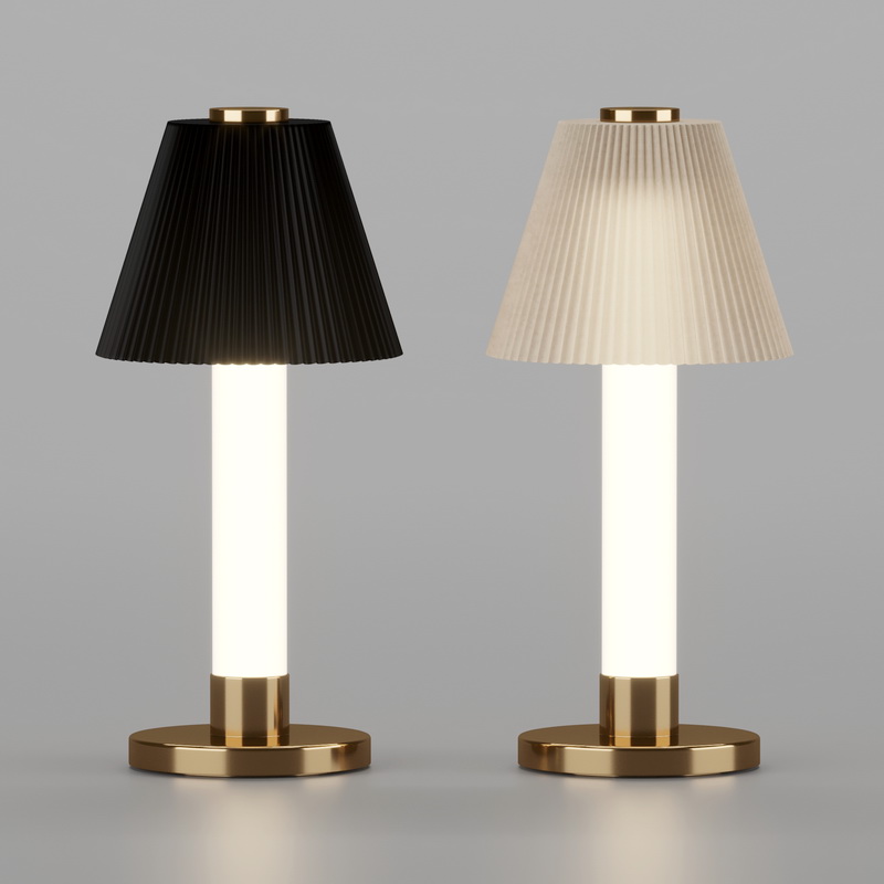 Modern Bedside Table Lamps 3d rendering