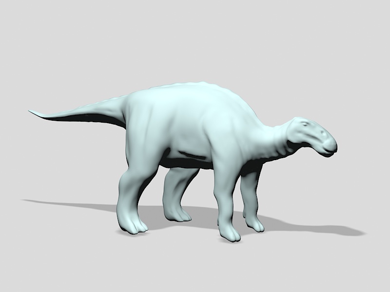 Brachylophosaurus 3d rendering