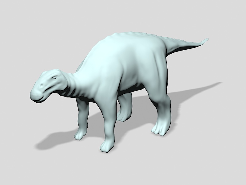 Brachylophosaurus 3d rendering