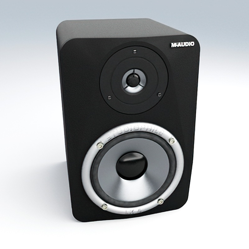 Desktop Computer Speakers 3d rendering