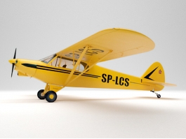Piper PA-18 Monoplane 3d preview