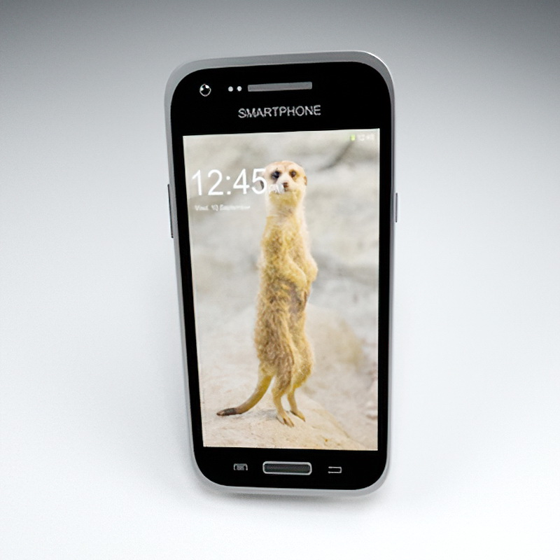 Mobile Smartphone 3d rendering