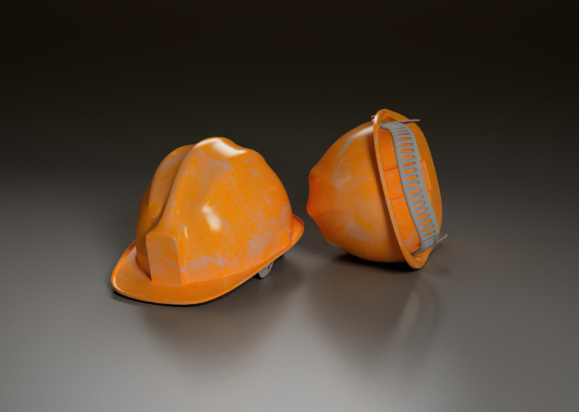Work Safety Helmet 3d rendering