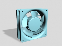 CPU Air Cooler 3d preview