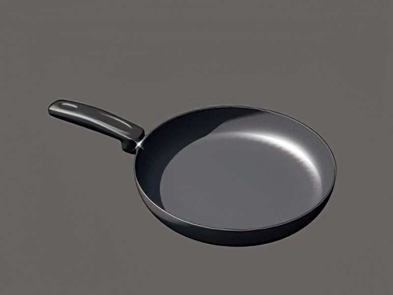 Frying Pan 3d rendering