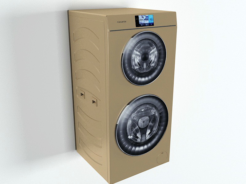 Casarte Washing Machine 3d rendering