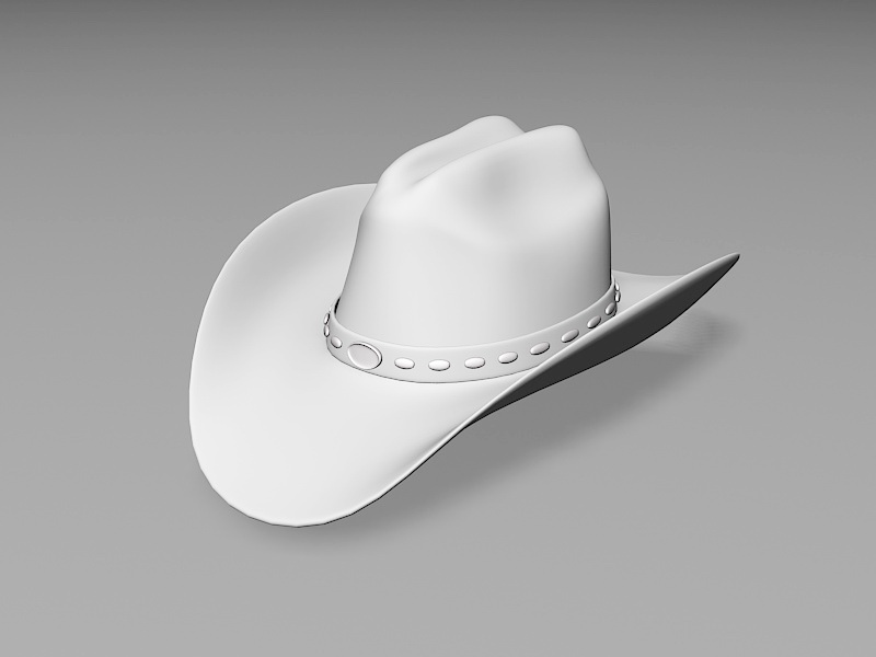 Western Cowboy Hat 3d rendering