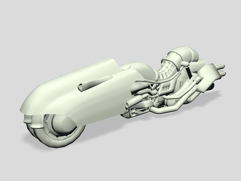 Batman Motorcycle 3d rendering