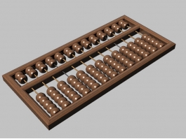 Antique Abacus 3d preview