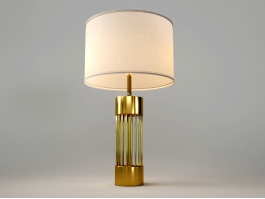 Modern Brass Table Lamp 3d preview