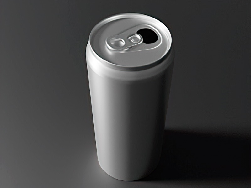 Drink Can 3d rendering