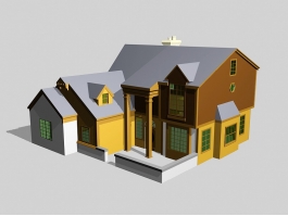 Vintage Style Home 3d preview