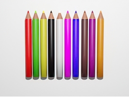Colored Pencils 3d preview