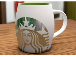 Starbucks Ceramic Cup 3d preview