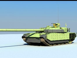 T-80BVM Tank 3d preview