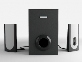 Computer Speakers with Subwoofer 3d preview