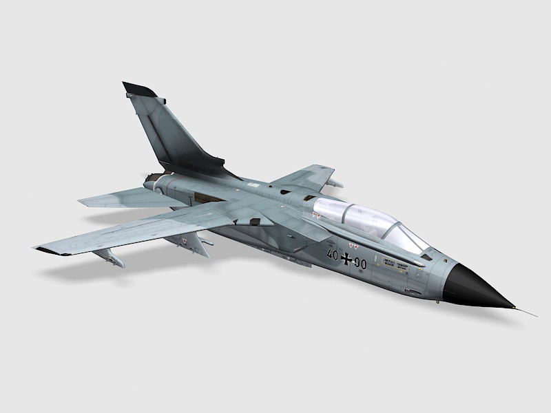 Panavia Tornado GR4 3d rendering