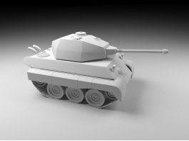 Light Battle Tank 3d preview