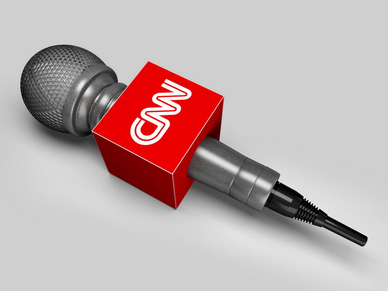 News Reporter Microphone 3d rendering