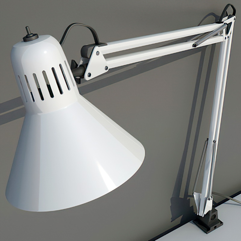 Desk Task Lamp 3d rendering
