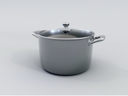 Stainless Saucepot 3d preview