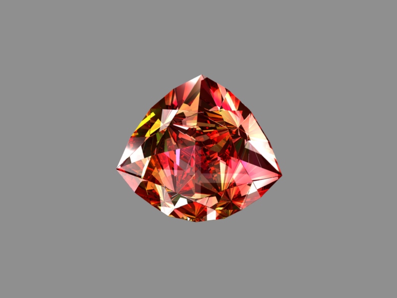Red Diamond 3d rendering