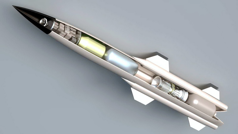 YJ-12 Anti-ship Cruise Missile 3d rendering