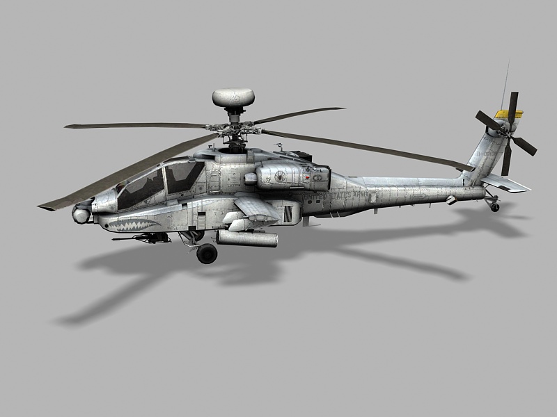 AH-64 Apache Art 3d rendering