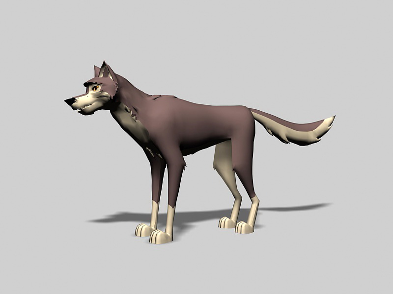 Balto Aleu Wolf 3d rendering