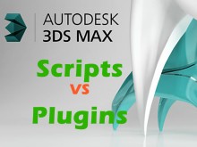 What is the difference between 3Ds Max Scripts and Plugins?