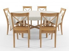 Ikea Leksvik Dining Table D Model Download Ds Max Files Cadnav