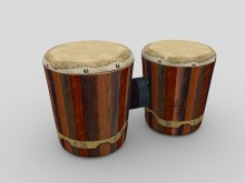 Bongo Drum 3d model download