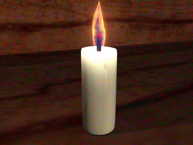 Animated Candle Flame 3d model - CadNav